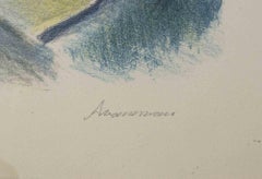 Paesaggio - Litografia originale di Alfonso Avanessian - Anni '70