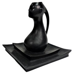 Vase en bronze orientaliste de la Sécession viennoise, Alfonso Canciani, vers 1910