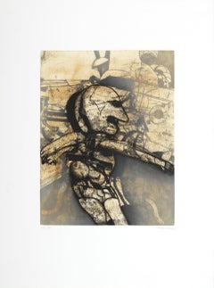 Alfonso Fraile, spanischer Künstler 1985, Original, handsignierter Kupferstich n1
