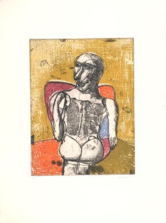 Alfonso Fraile, spanischer Künstler, 1987, Original, handsignierter Kupferstich n4