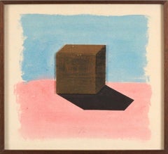 Sin título, Alfonso Hüppi - Técnica mixta original sobre lienzo, abstracción - 1962