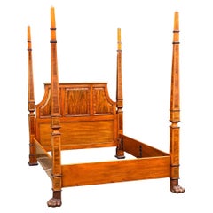 Alfonso Marina 18th C Style Cama Umbria Queen Poster Bed Frame