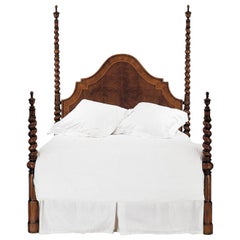 Used Alfonso Marina California King Mallorquina II Bed with Walnut Headboard
