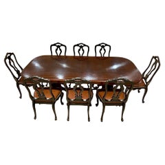 Used Alfonso Marina Ebanista Dining Table and Chairs Set