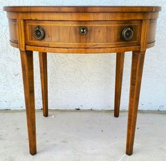 Alfonso Marina Ebanista Italian Style Inlaid Occasional Lamp Table