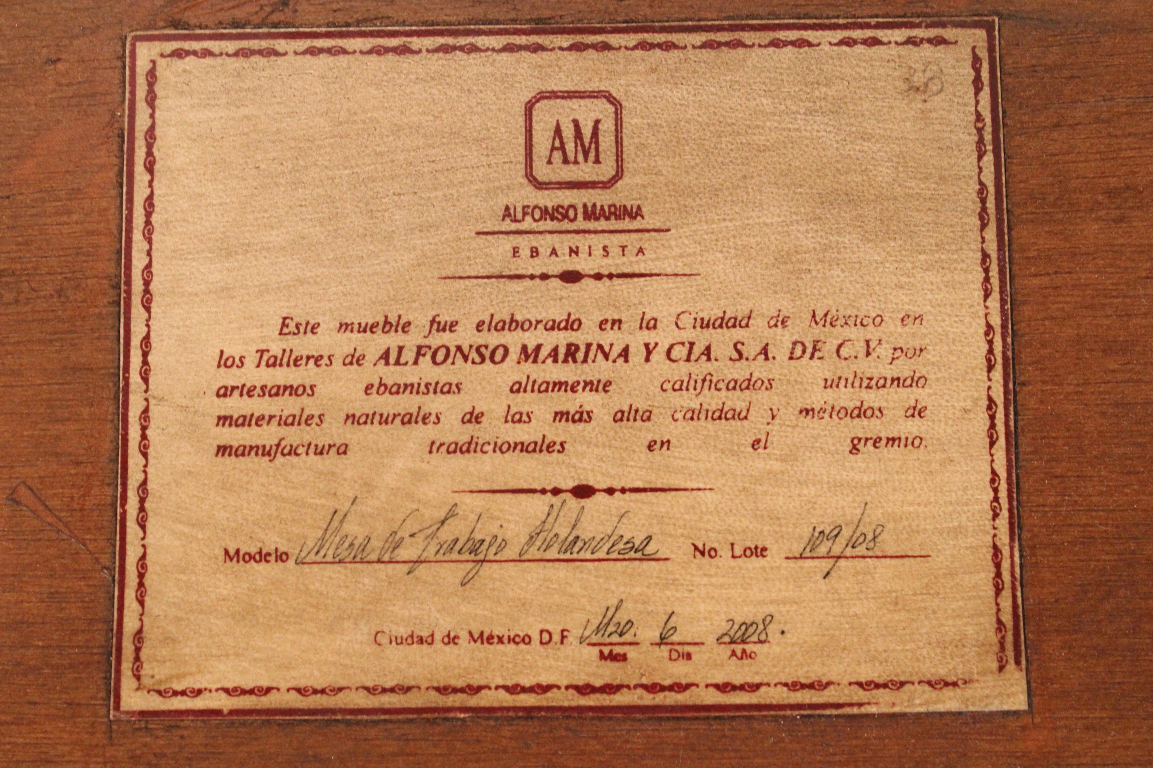 Table à écrire de style Louis XIV Alfonso Marina en vente 6