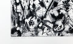 Abstract Expressionist etching by Alphonso Ossorio