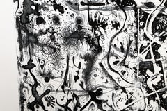 Abstract Expressionist etching by Alphonso Ossorio