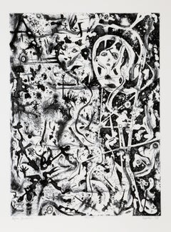 Abstract Expressionist etching by Alphonso Ossorio