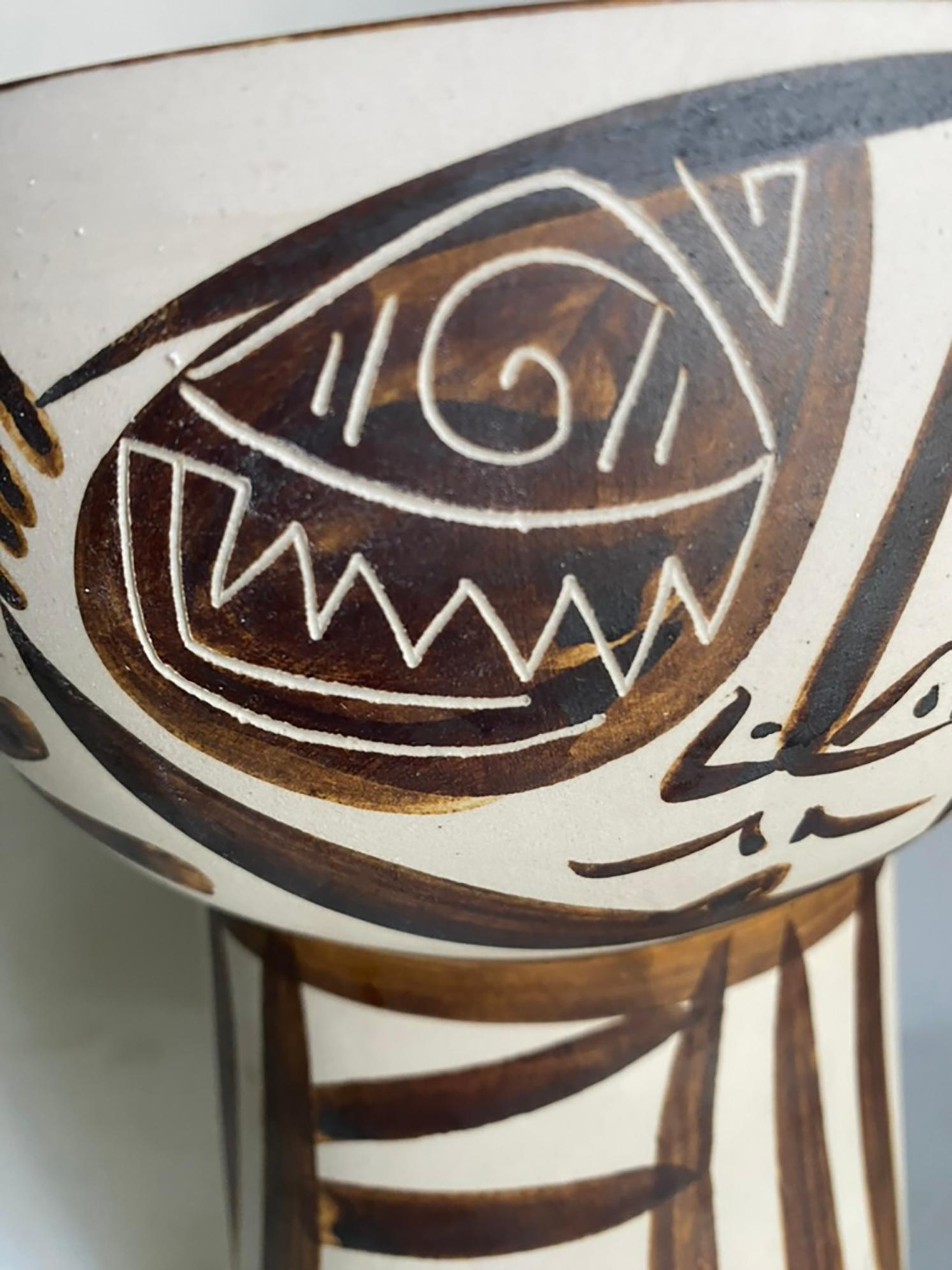 Alfonso Otero Regal Face Vase in the Style of Picasso For Sale 2