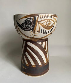 Alfonso Otero Regal Face Vase in the Style of Picasso