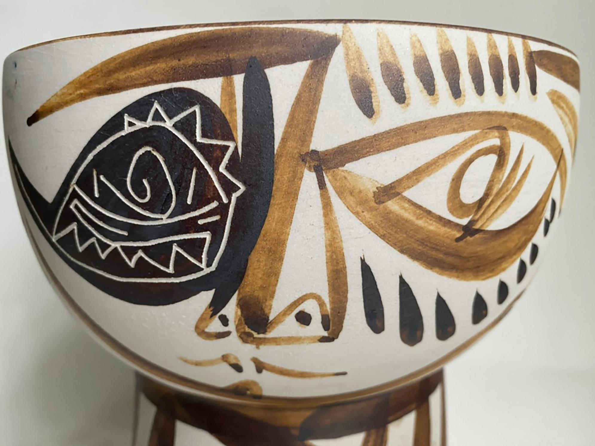 Modern Alfonso Otero Regal Face Vase in the Style of Picasso For Sale