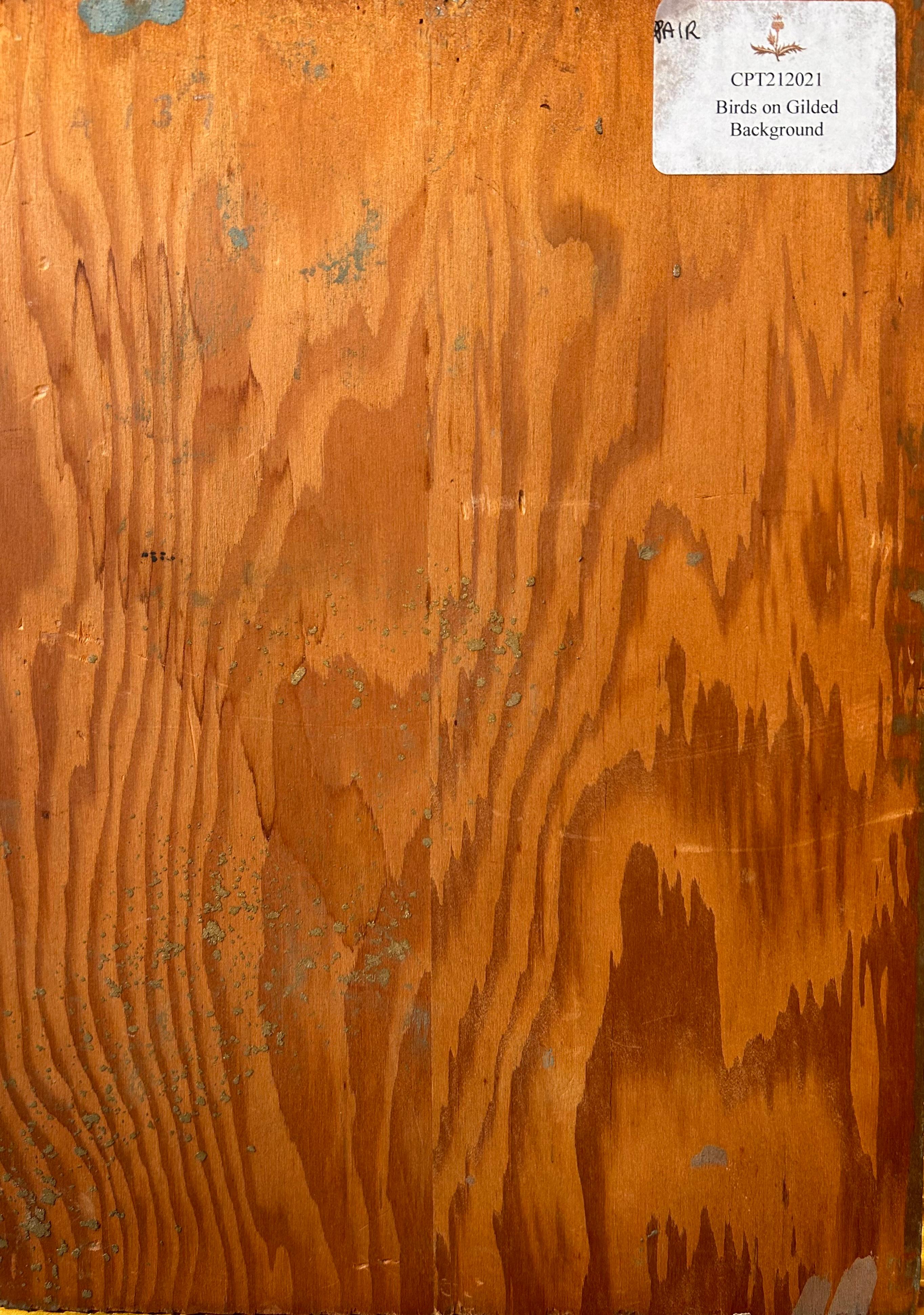 Öl Kakadu Vogel Porträt (Art déco), Painting, von Alfonso T Toran