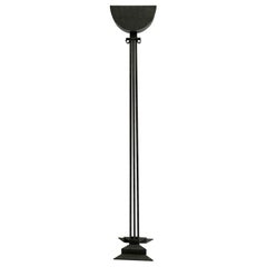 Lampada da terra a colonna neoclassica Alfrank, anni '80, Torchiere postmoderna