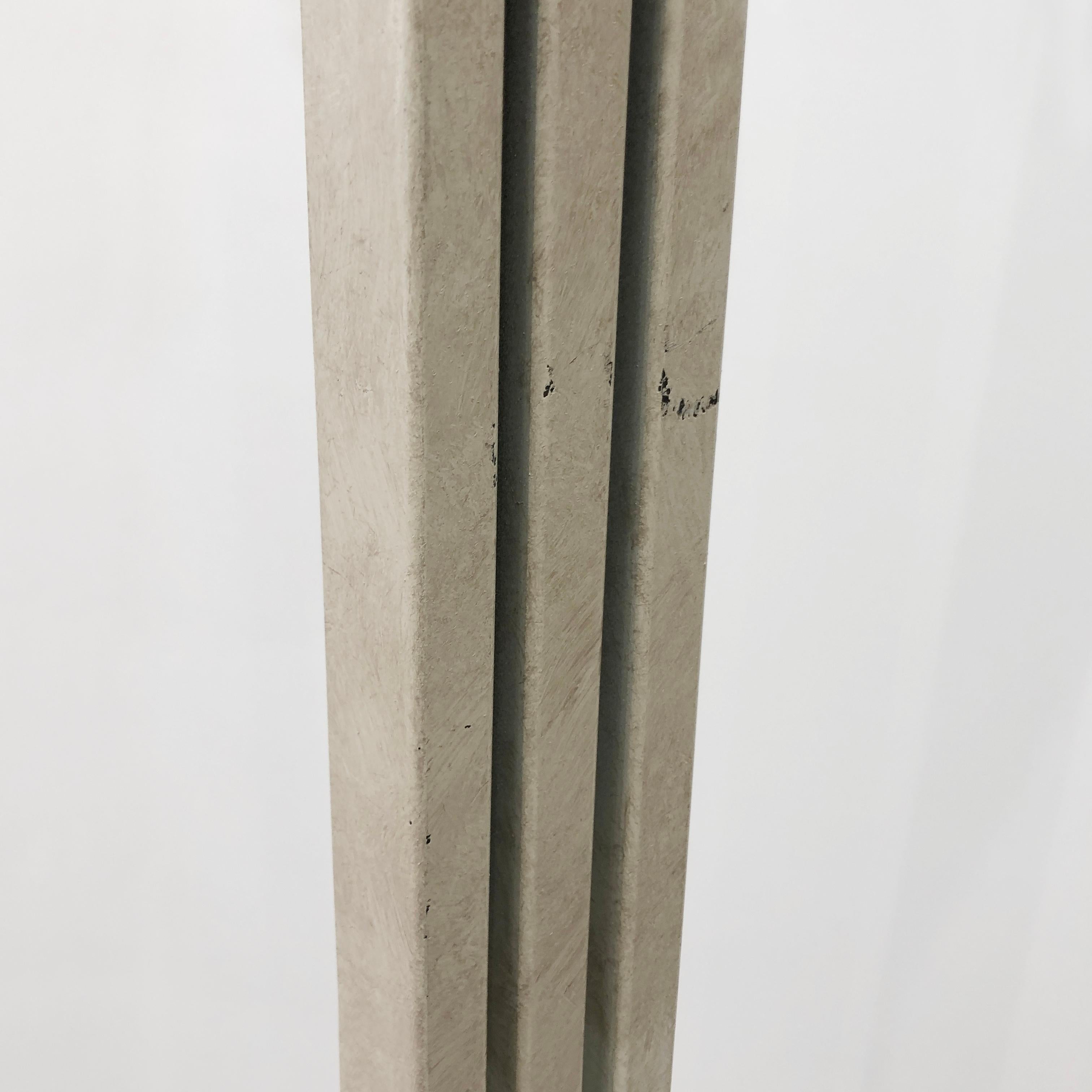 Alfrank Neoclassical Column Floor Lamp 1980s Postmodern Torchiere Uplighter  4