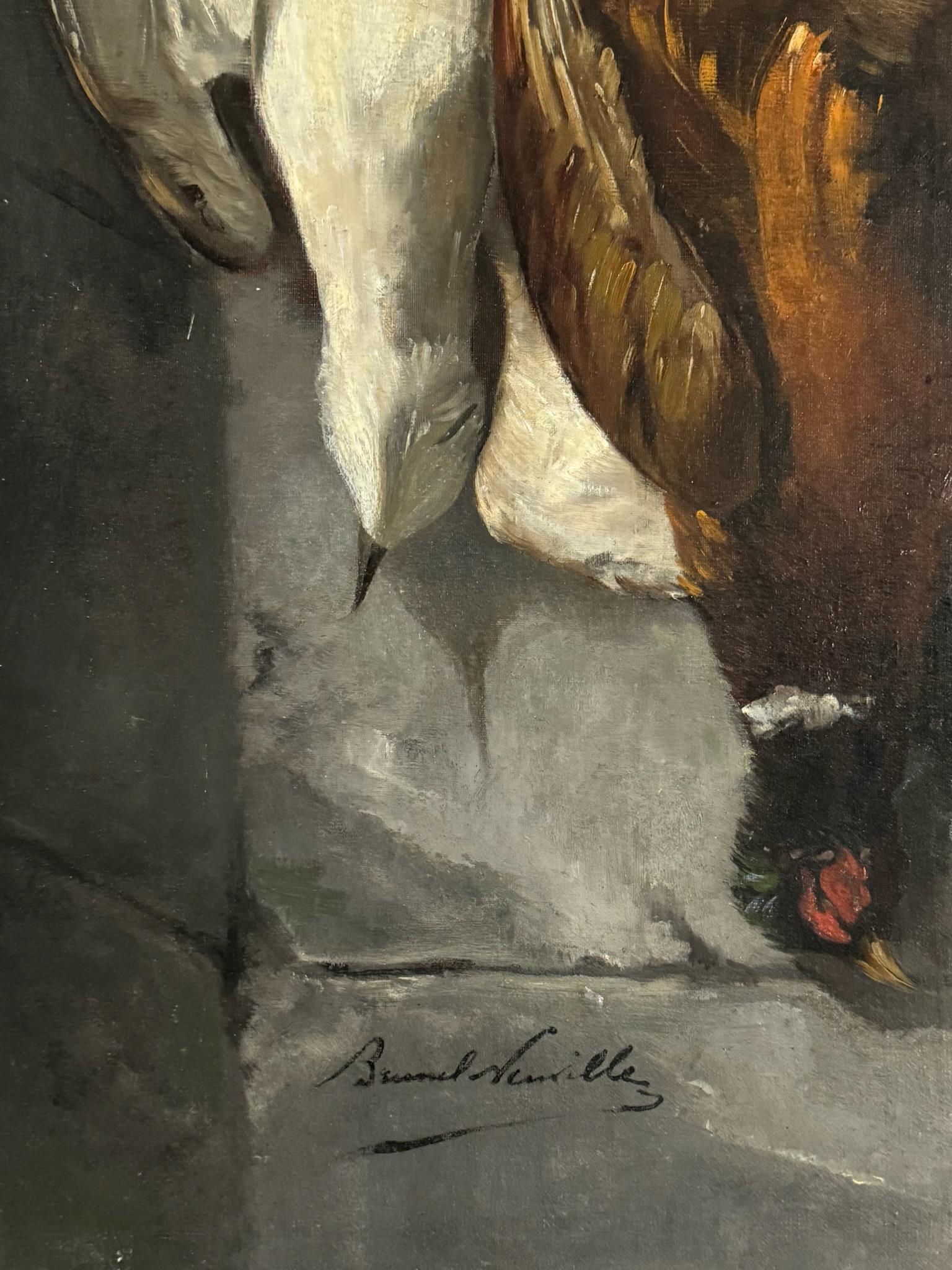 Alfred Arthur Brunel de Neuville (1852-1943) Still Life Lienzo en venta