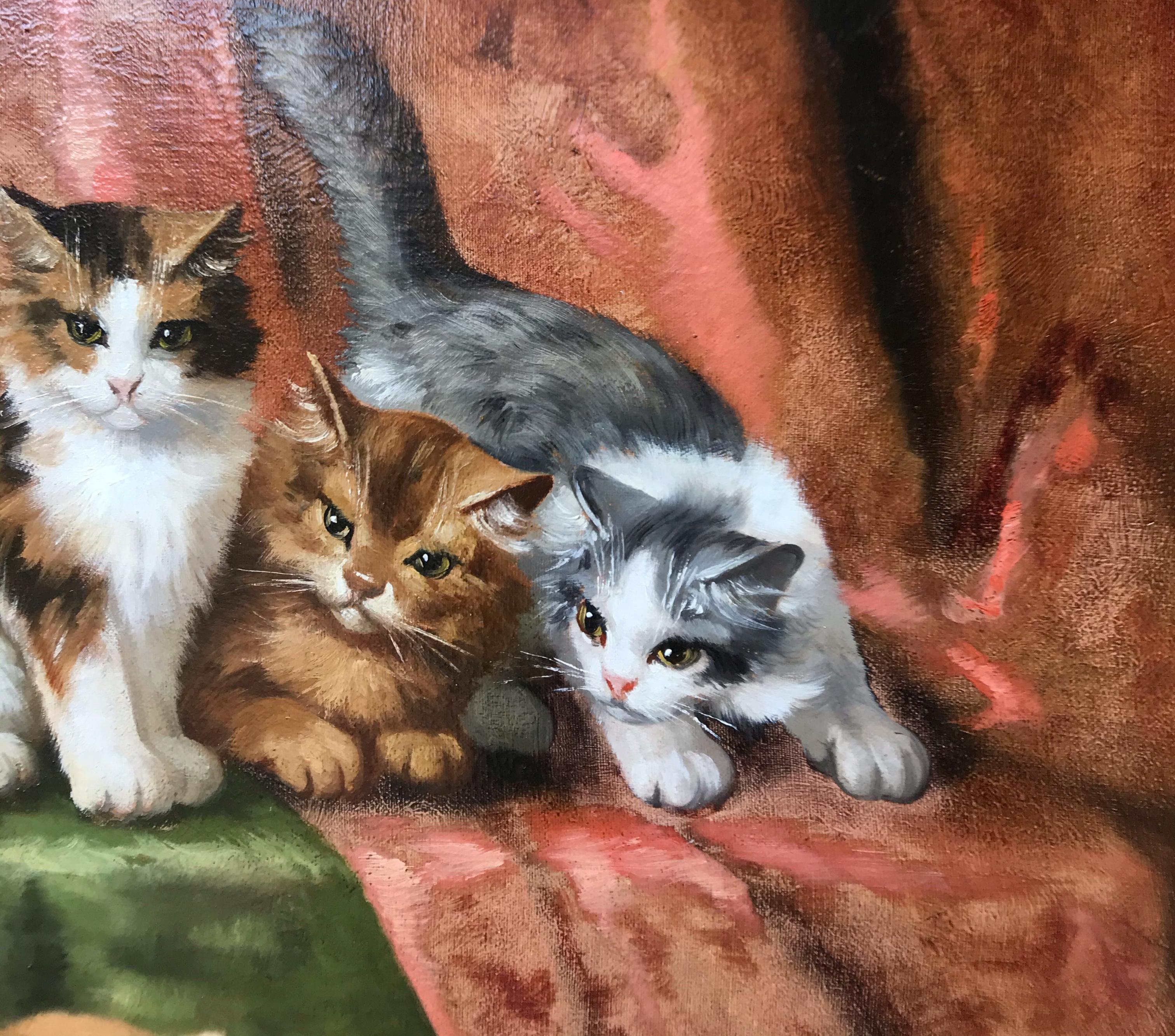 Painting animals interior cats For Sale 8