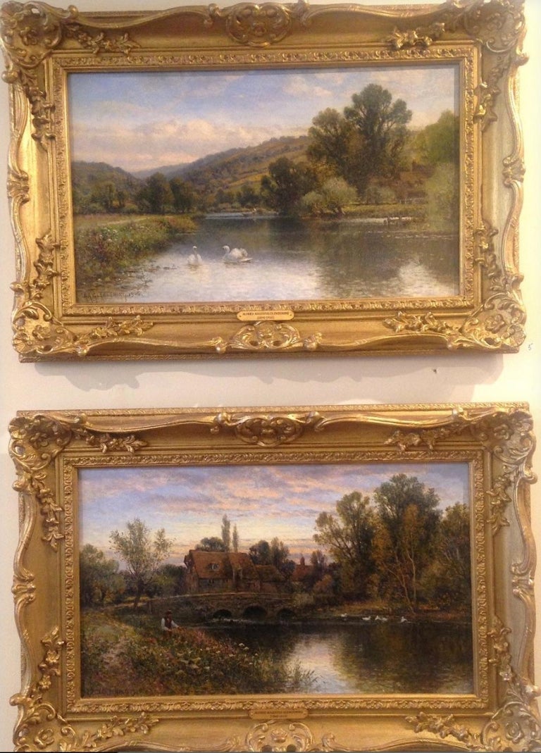 Alfred Augustus Glendening Senior - A Pair of English Landscapes Victorian 18th / 19th Century ...