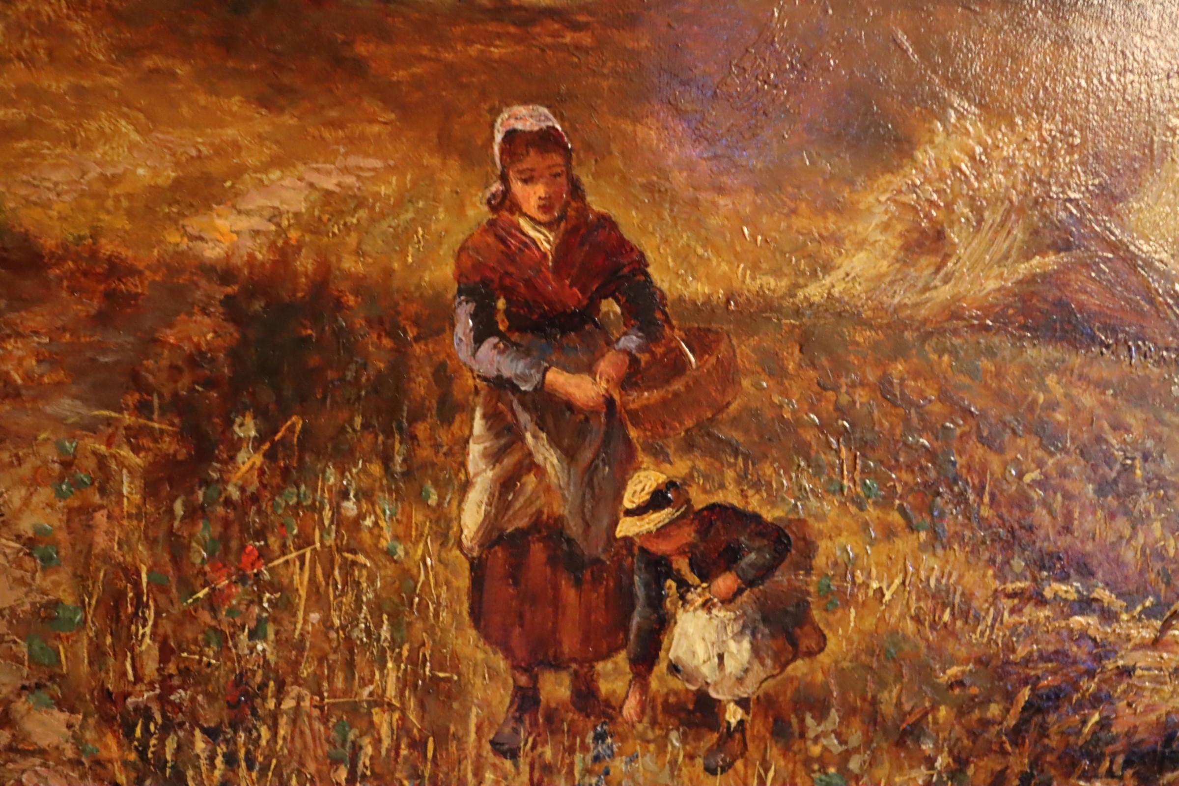 Alfred Augustus Glendenning Senior
Harvest Scene
Oil on Canvas
Framed 36
