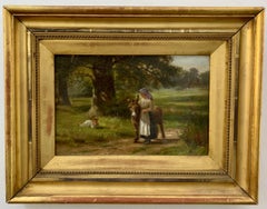 Used The Ramblers, English landscape with figures, Early 20C, Victorian style