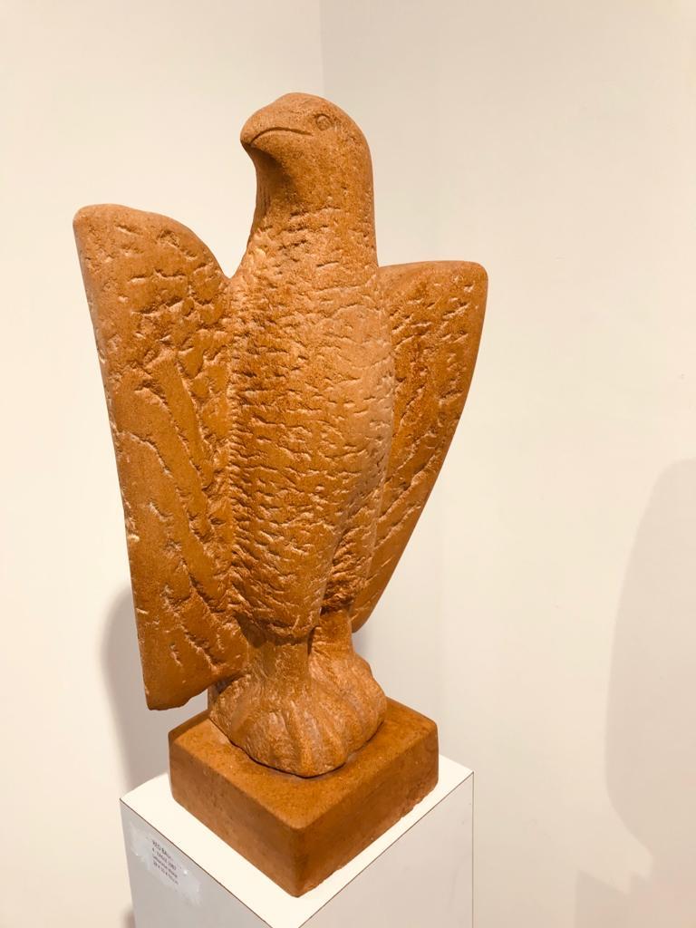 Alfred Basbous Figurative Sculpture - Eagle