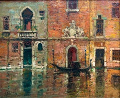 'Venice – Vue sur le Canal' by Alfred Bastien (1873 – 1955)