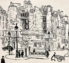 Alfred Bendiner, Plaza San Andrés de las Artes (París)