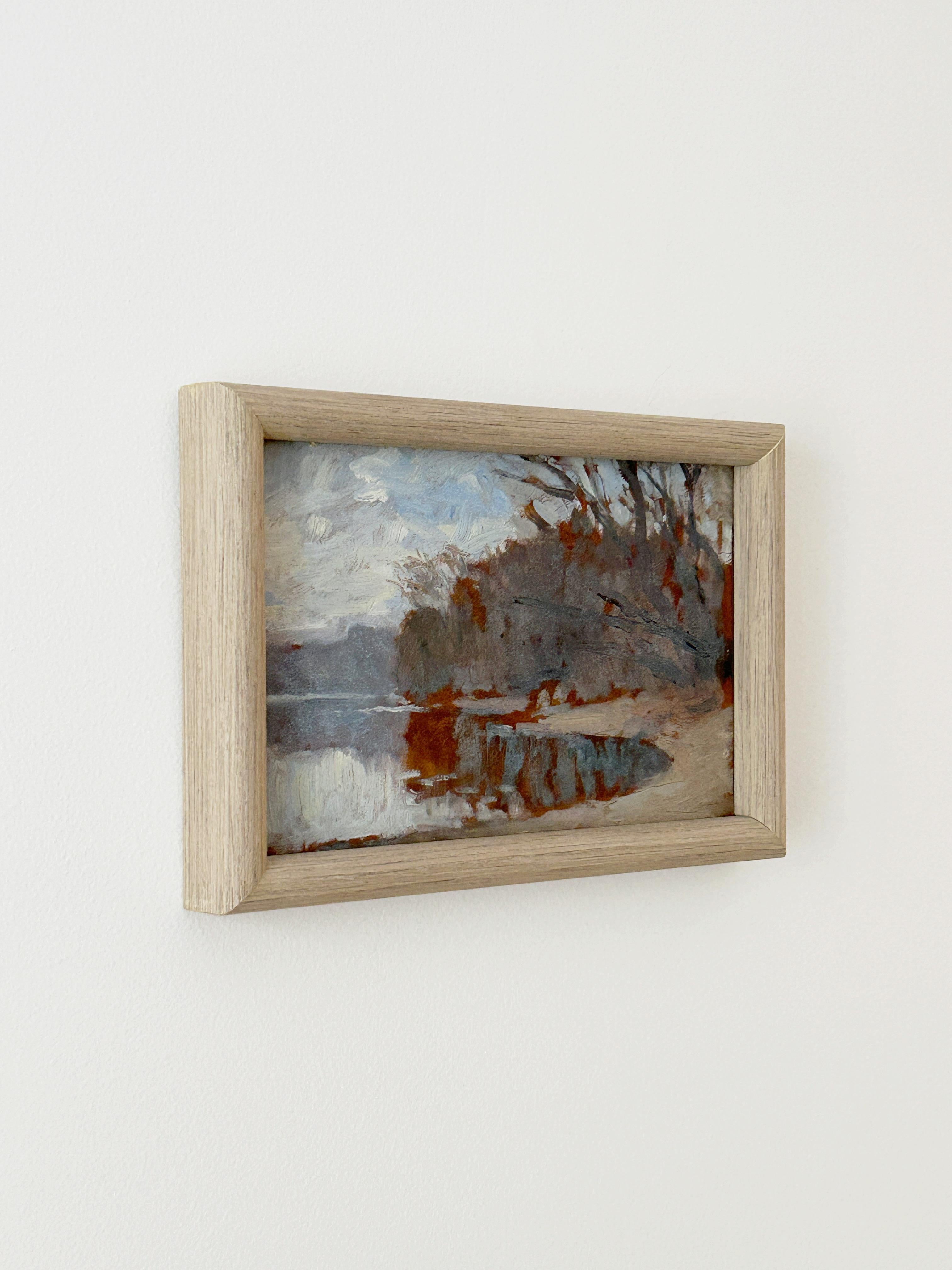 Alfred BERGIER (1881-1971)
Landschaft mit Teich
Öl auf Platte
Kommentiert 