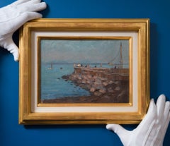 French Harbor Scene, Le Havre – Alfred Bergström