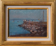 French Harbor Scene, Le Havre – Alfred Bergström