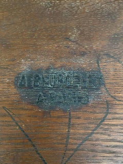 Alfred Beurdeley Tulip & King Wood Bronze Jewelry Casket on Stand Paris France