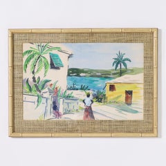 Alfred Birdsey Group of Three Vintage Bermuda Watercolors