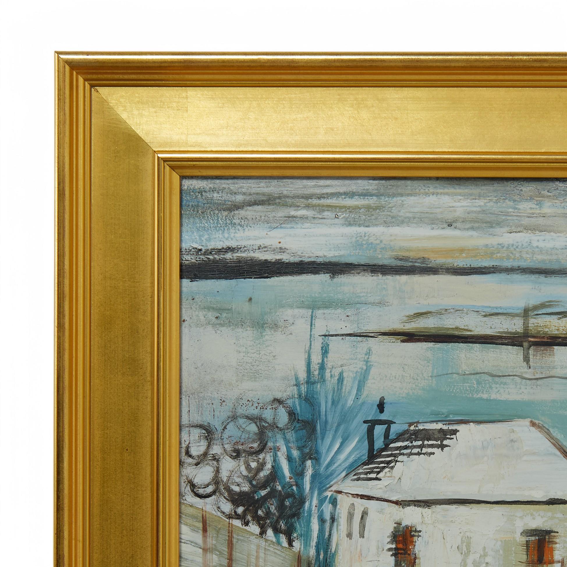 Alfred Birdsey Pintura Vintage Paisaje de la bahía de Bermudas en venta 1