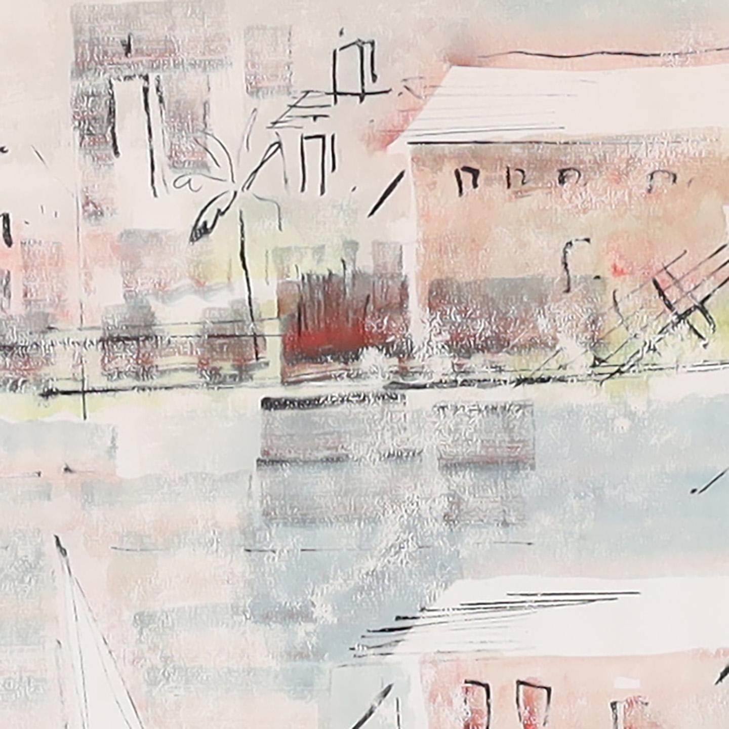 Pair of Watercolors on Paper of Bermuda by Alfred Birdsey 3
