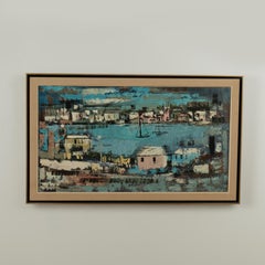 Vintage Bermuda Bayscape by Alfred Birdsey