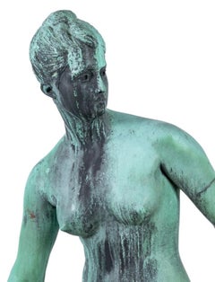 Alfred Boucher "Diana" Bronzo patinato