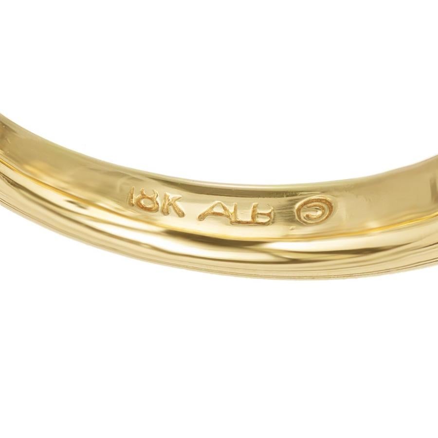 Alfred Butler, bague de fiançailles solitaire en or avec diamant de 1,15 carat certifié EGL en vente 1