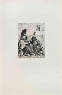 Juive d'Alger - Etching by Alfred Cadart - 1870s