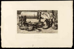 Souvenirs de Voyage - Gravure d'Alfred Cadart - 19ème siècle