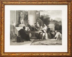 "Socrates Instructing Alcibiades" Depiction of Ancient Greek Scene