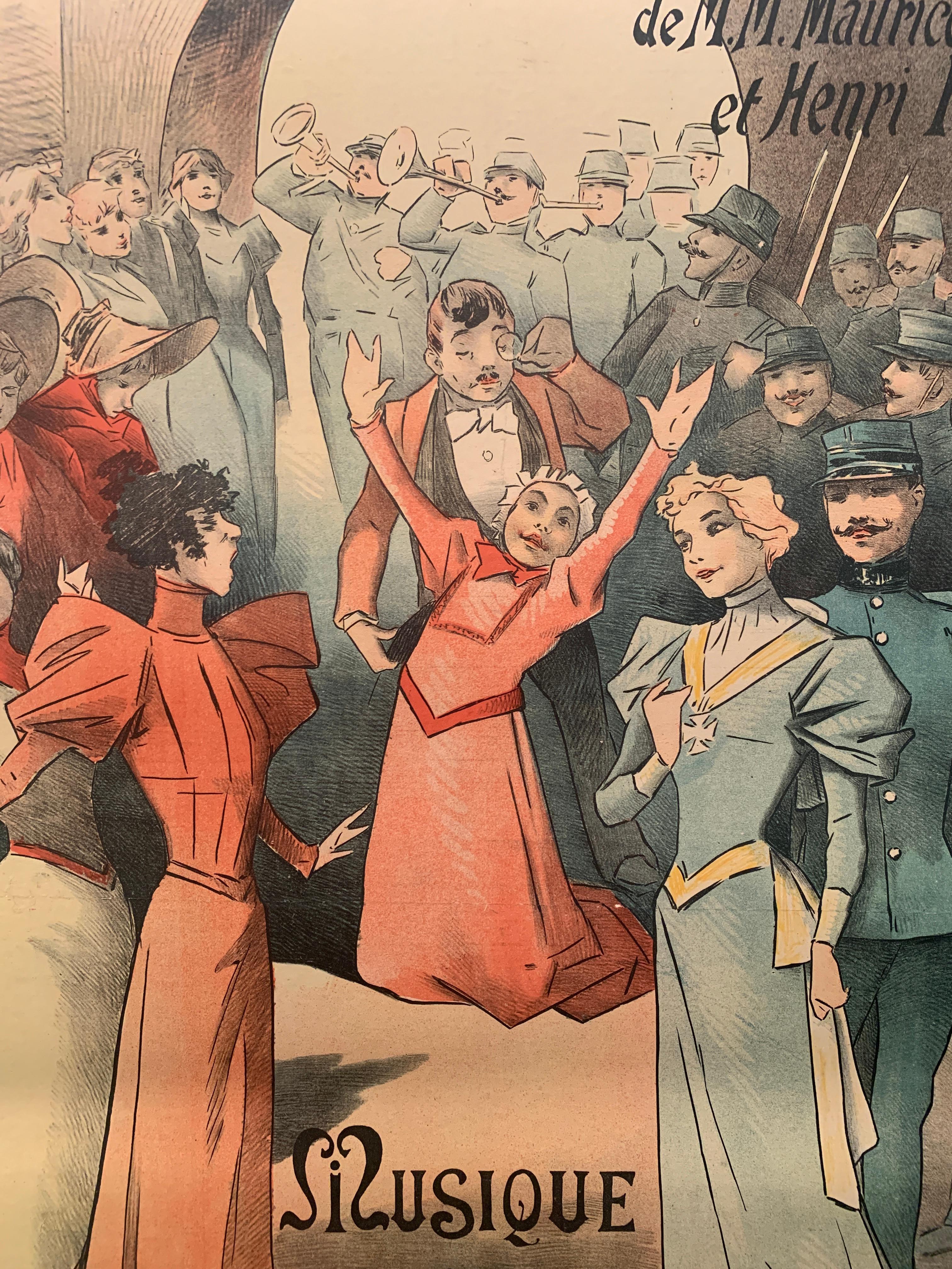 Poster originale Antique French, 
