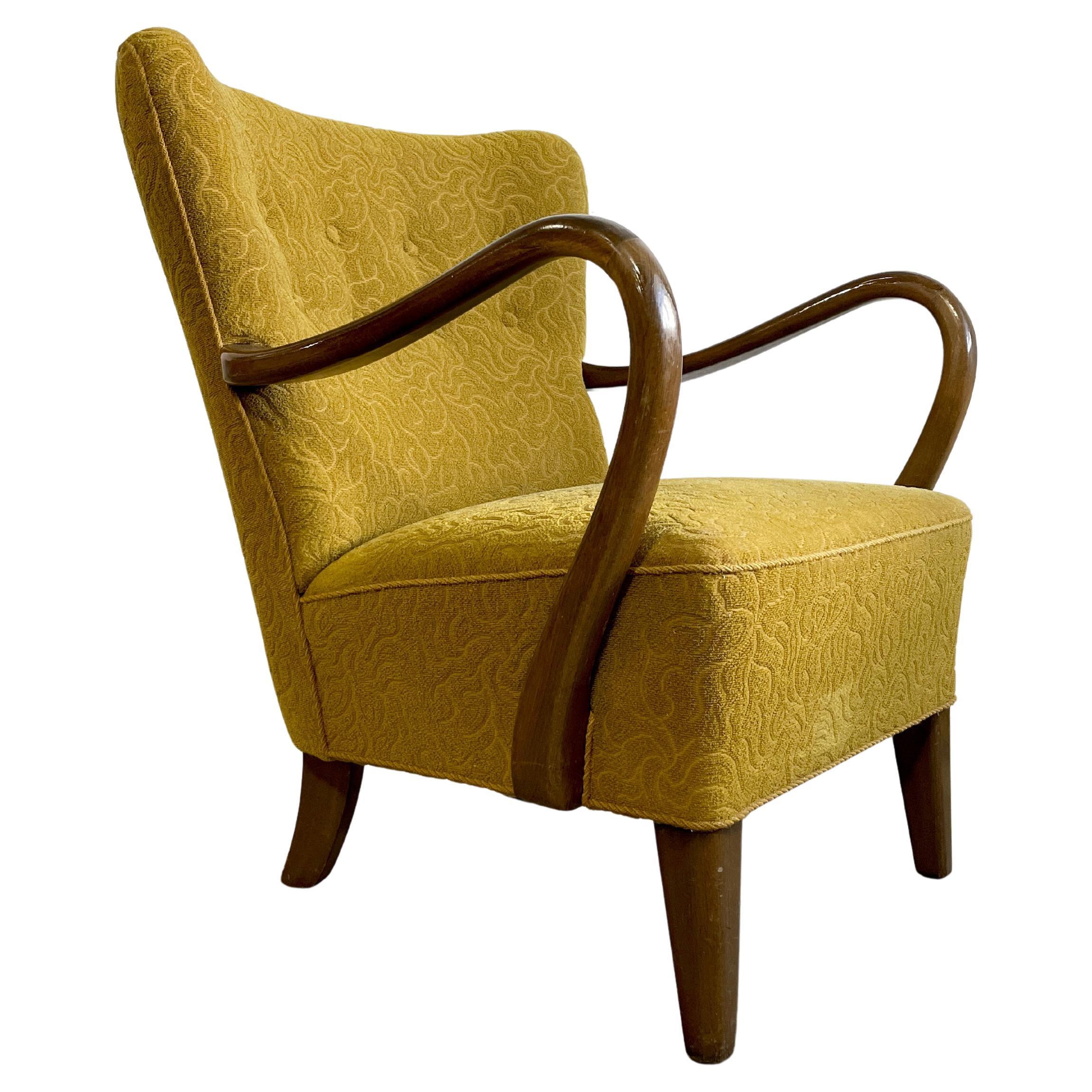 Chaise longue danoise Alfred Christensen des années 1940