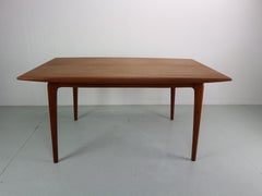 Alfred Christensen Danish Expandable Teak "Boomerang" Dining Table