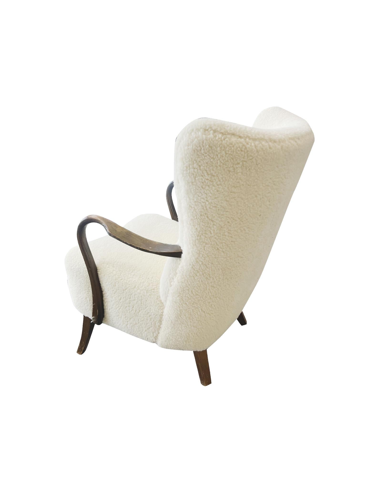Scandinavian Modern Alfred Christensen Danish Modern Lounge Chair For Sale