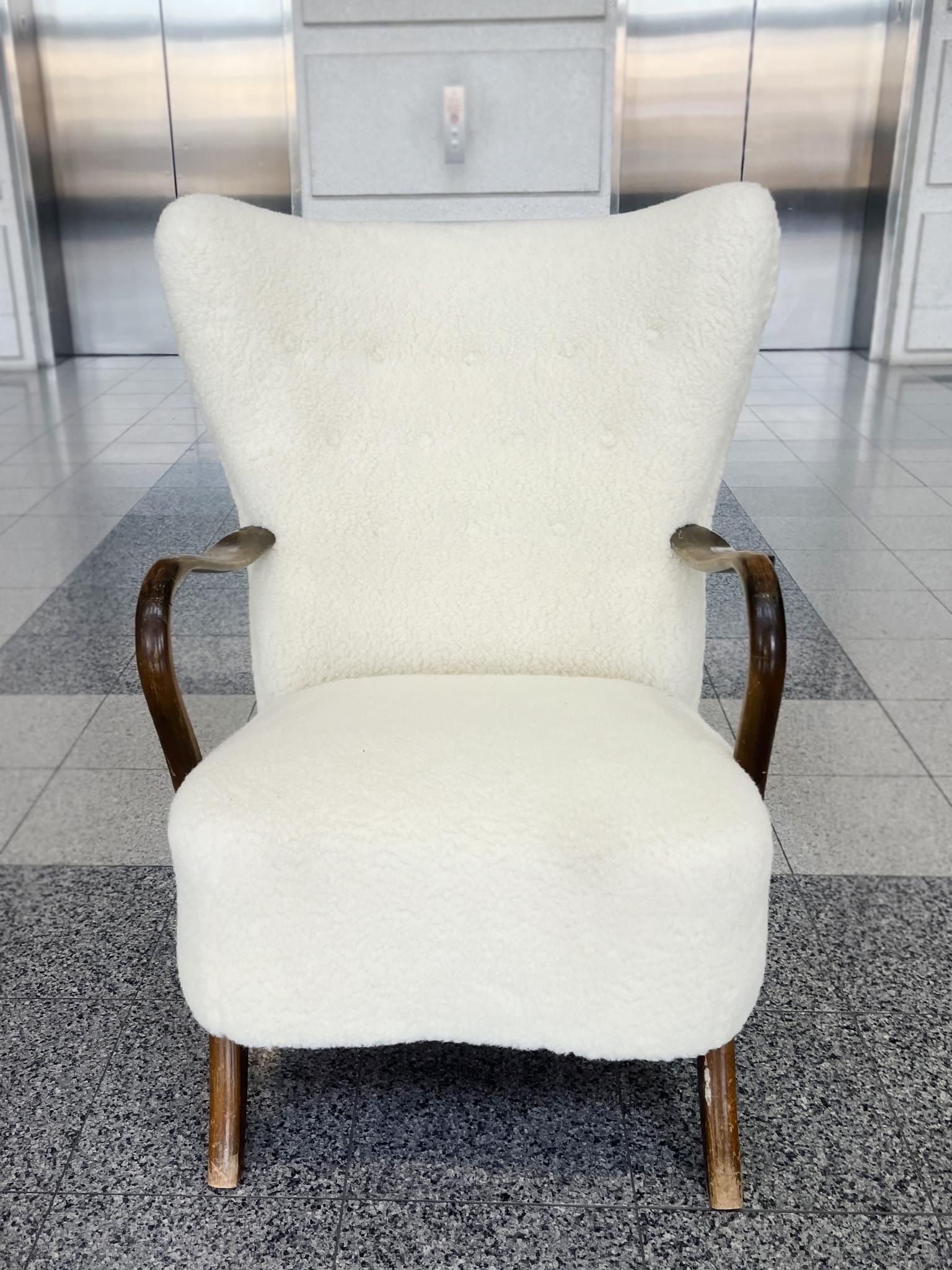 Mid-20th Century Alfred Christensen Danish Modern Lounge Chair For Sale
