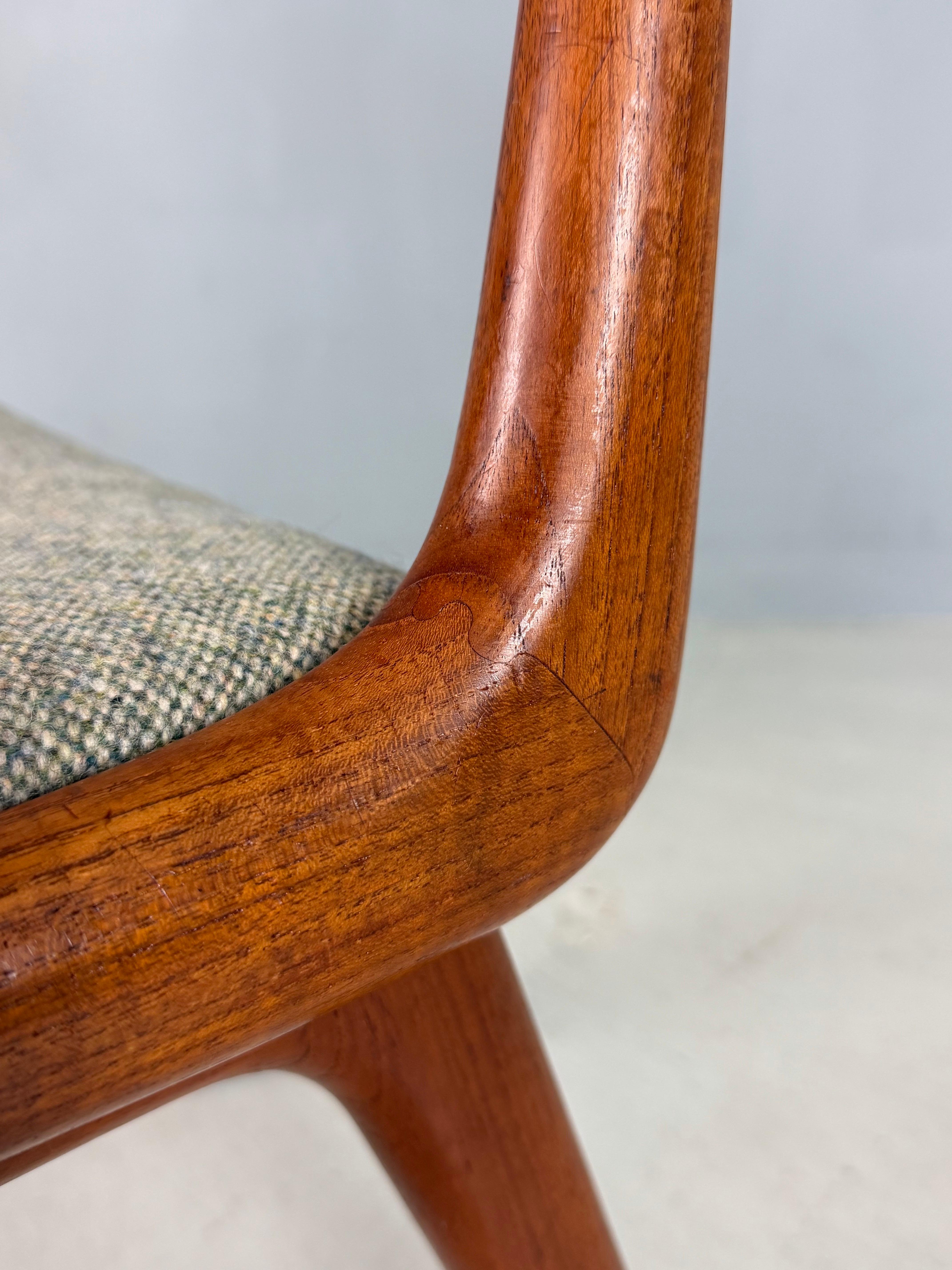 Alfred Christensen: 6er-Set Stühle „Boomerang“ aus dänischem Teakholz im Angebot 9