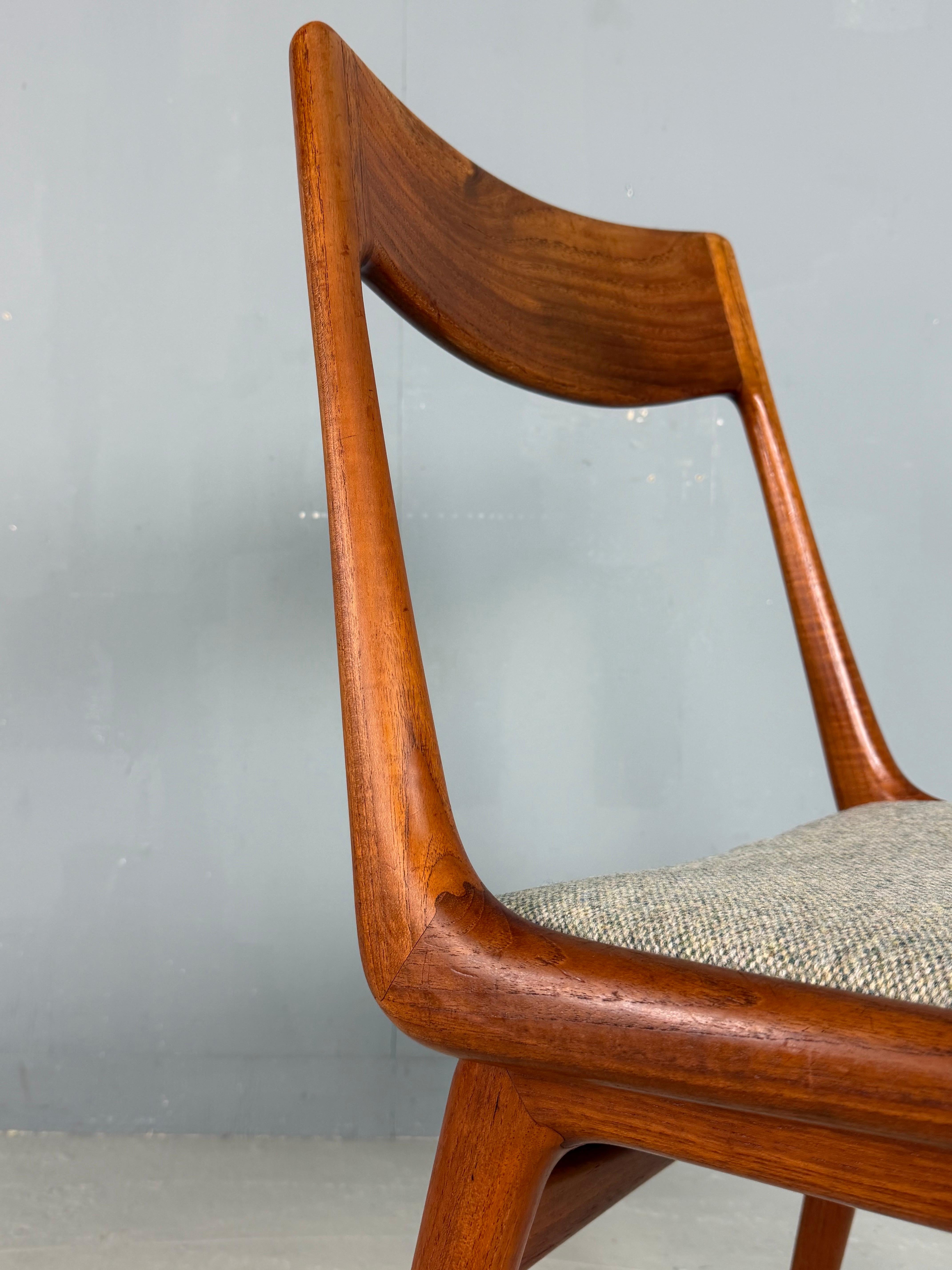 Alfred Christensen: 6er-Set Stühle „Boomerang“ aus dänischem Teakholz im Angebot 12