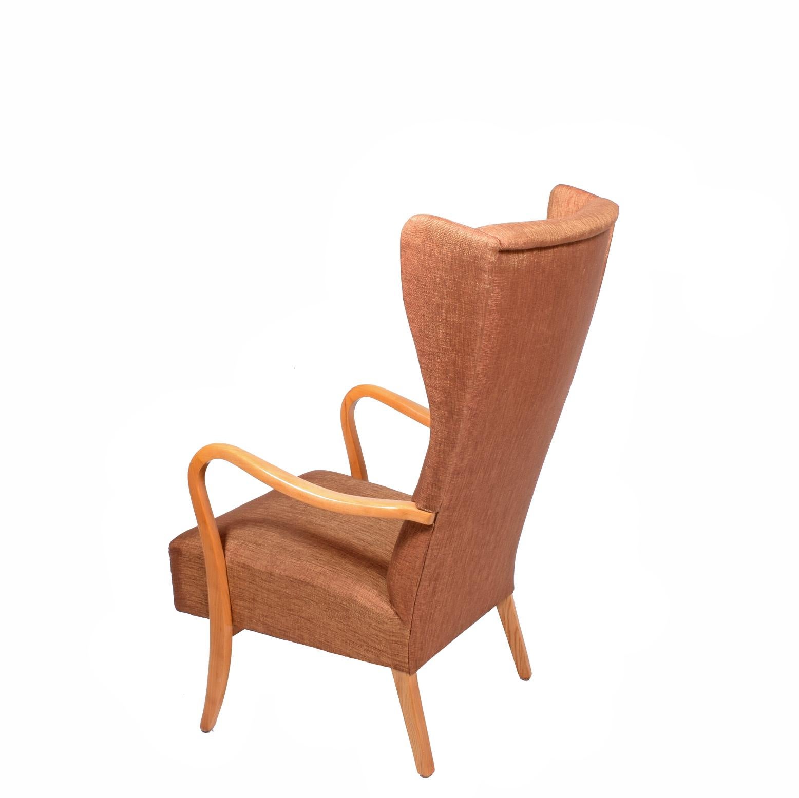 Alfred Christensen Easy Chair für Slagelse Møbel Arkitekt, 1940er Jahre (Skandinavische Moderne) im Angebot