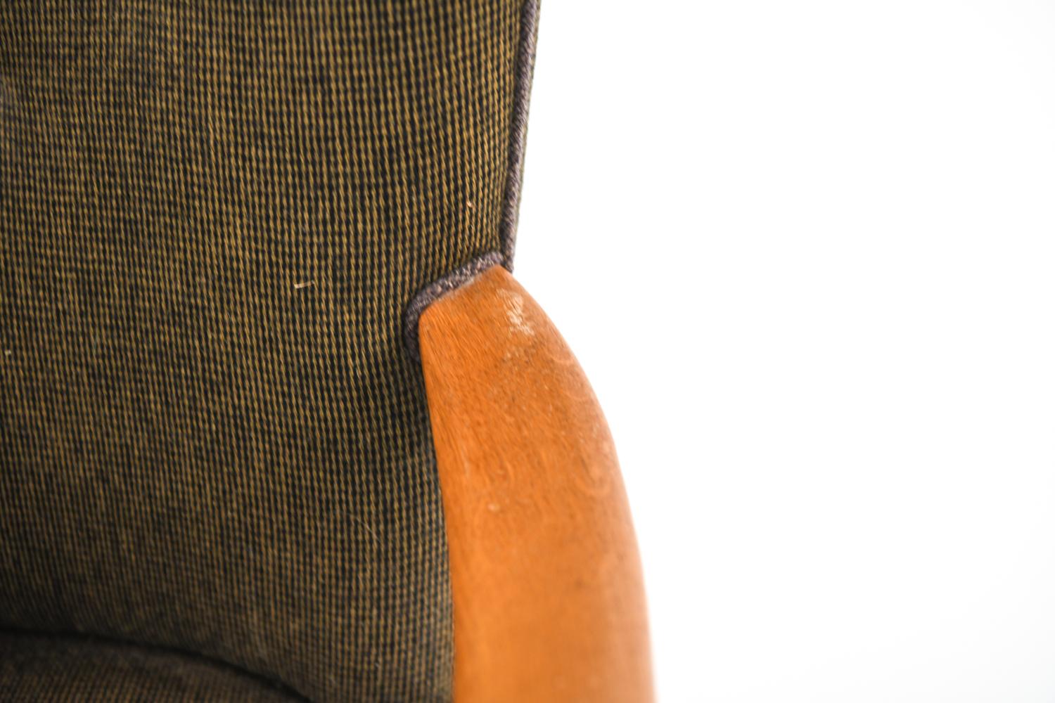 Alfred Christensen for Slagelse Easy Chair, Denmark, 1940's 2