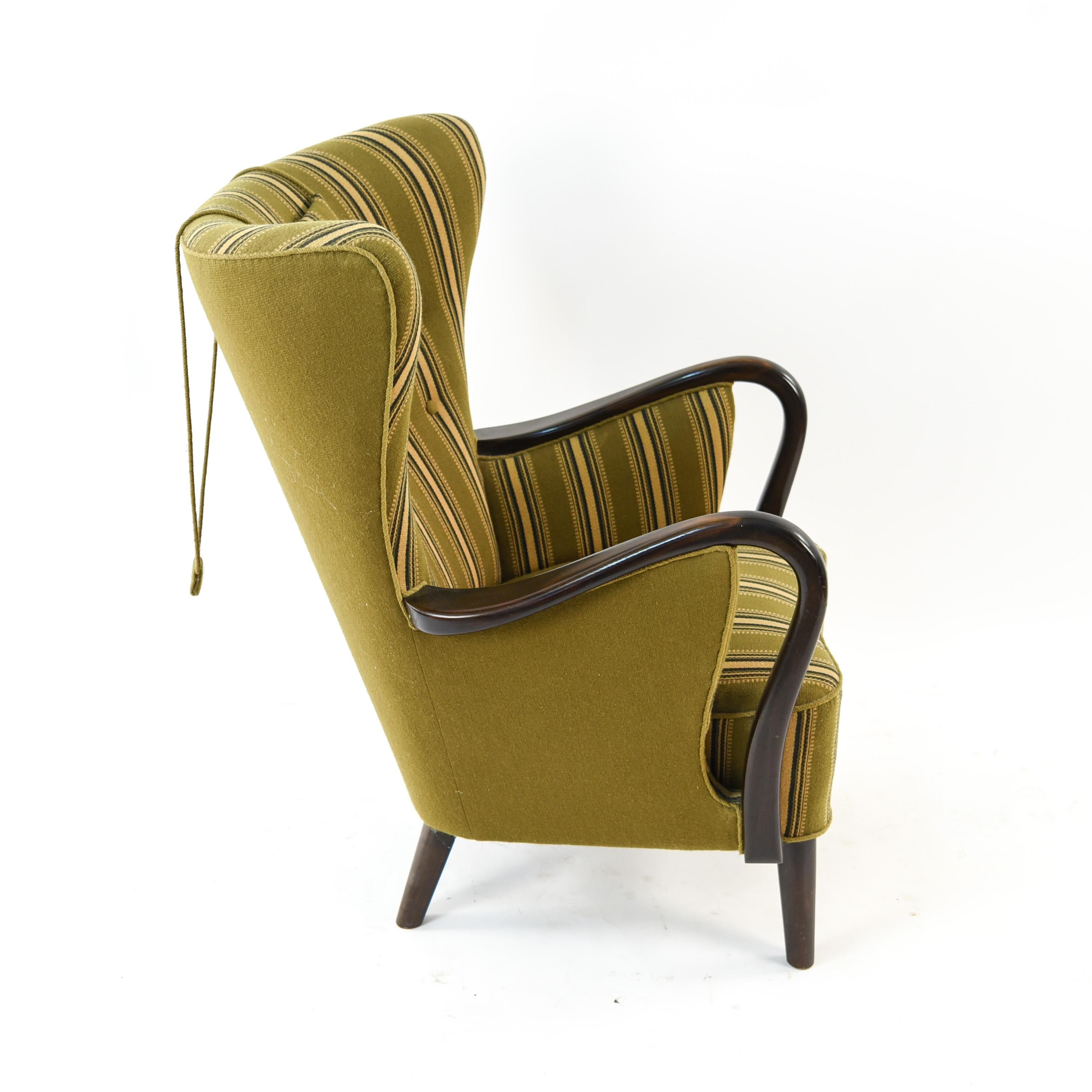 Alfred Christensen for Slagelse Møbelfabrik Danish Lounge Chair 3